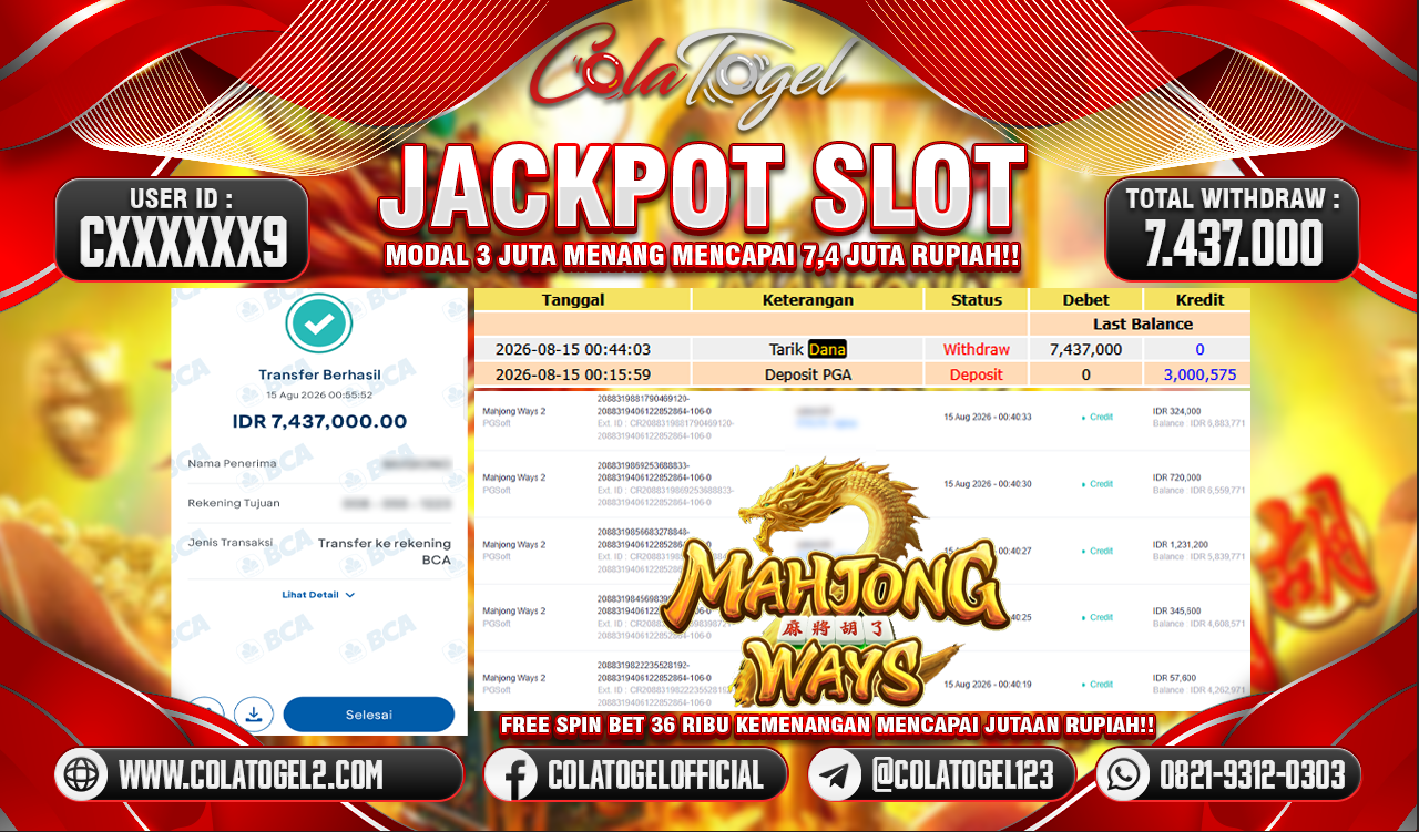 JACKPOT SLOT GACOR!!