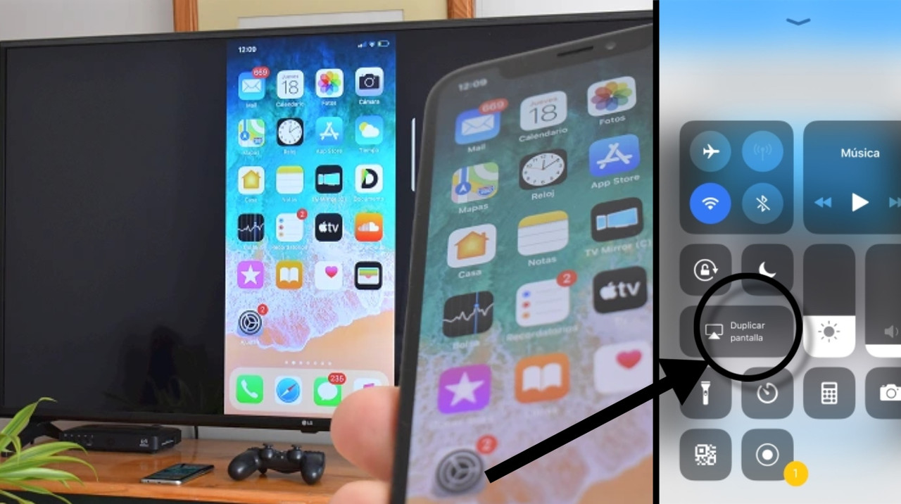 ¿Cómo duplicar la pantalla de iPhone en la TV?