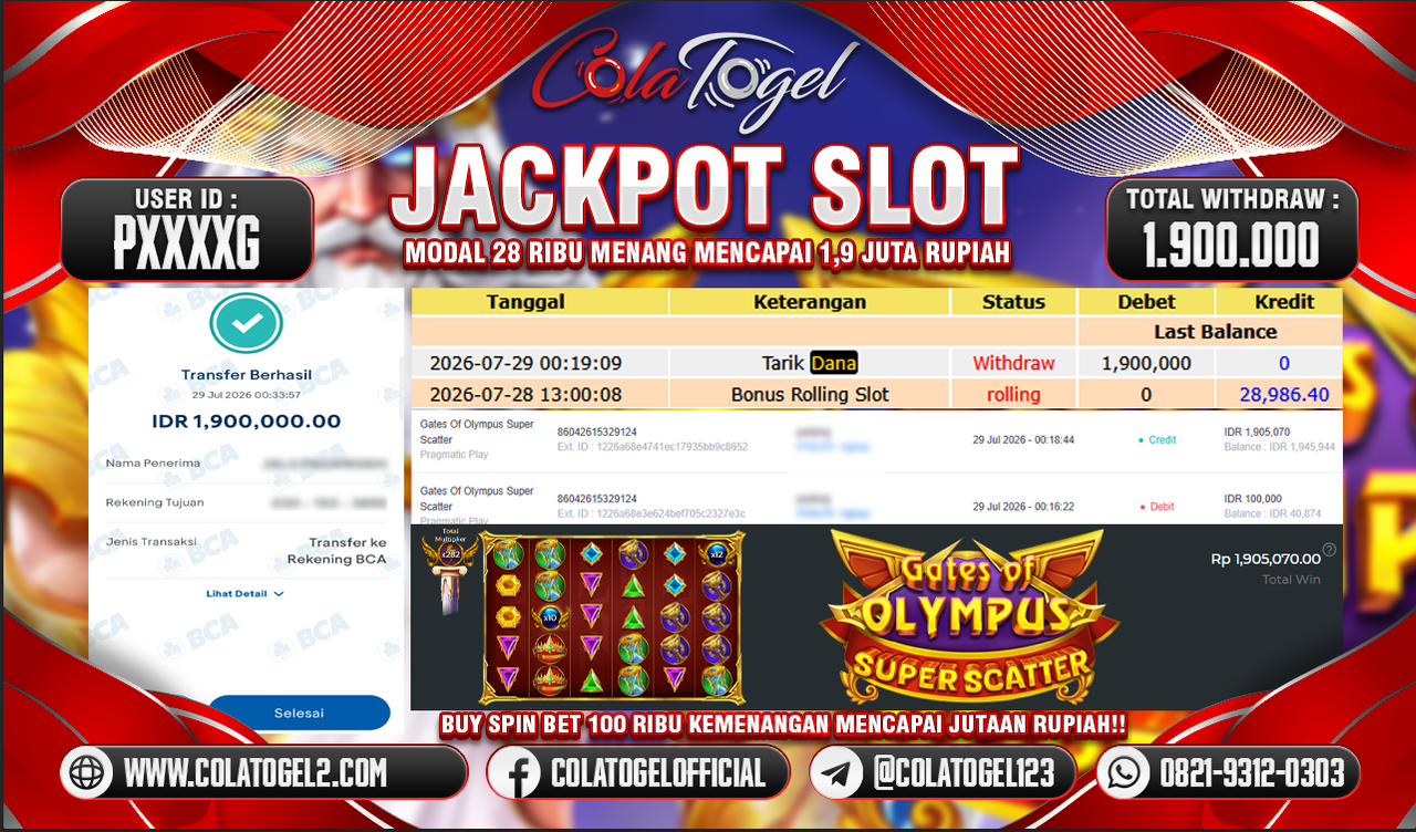 JACKPOT SLOT GACOR!!