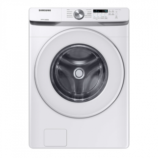 Lavadora Samsung de carga frontal color blanco