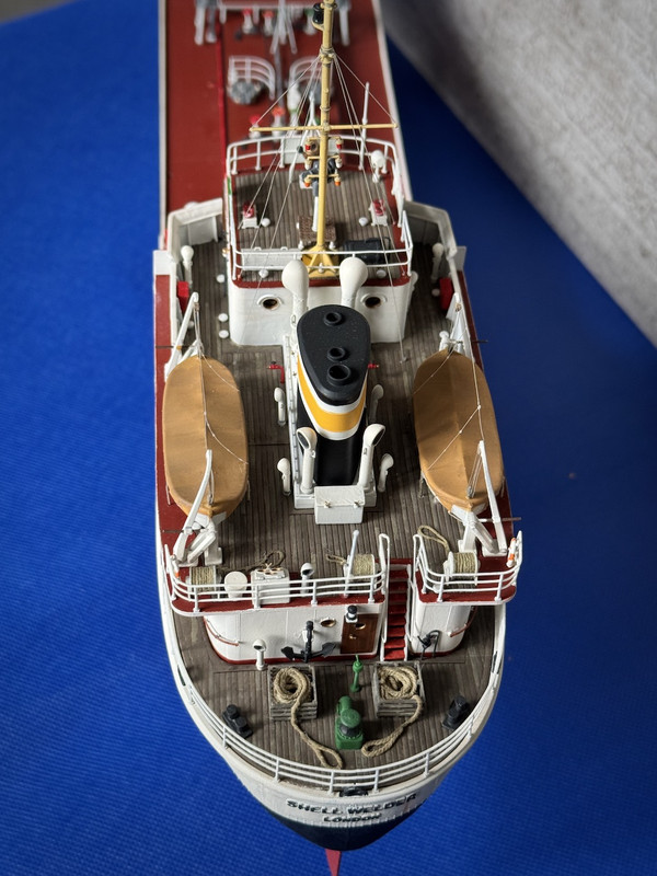 Ship model - Shell Welder - 1955 - UK Tanker Coaster - 3D Print - 1:100 9