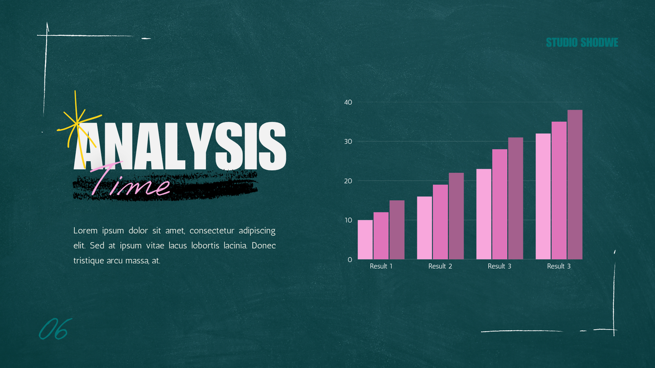 Green Pink Chalkboard Brainstorm Presentation