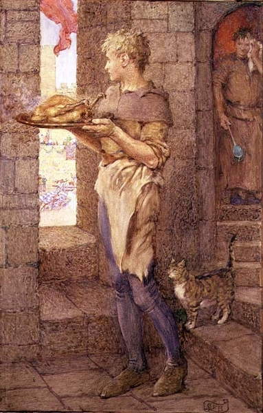 1-Eleanor-Fortescue-Brickdale-So-Gareth-for-Glory-underwent-the-Sooty-Yoke-of-Kitchen-Vassalage