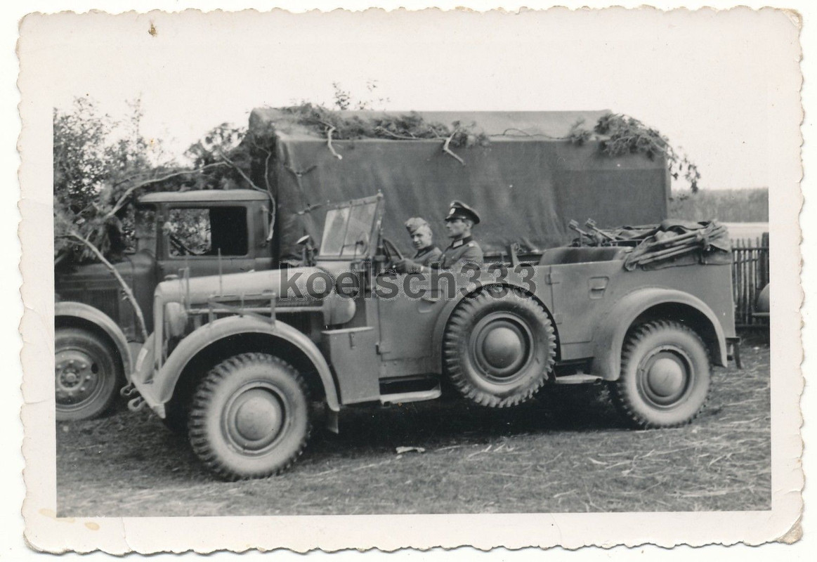 Kübelwagen Einheits PKW Wehrmacht Kfz LKW Autos 