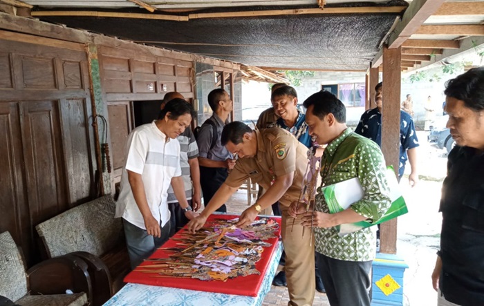 Kunjungan ke Kampung Wayang Kepuhsari di Desa Kepuhsari, Manyaran, Wonogiri, Jawa Tengah.