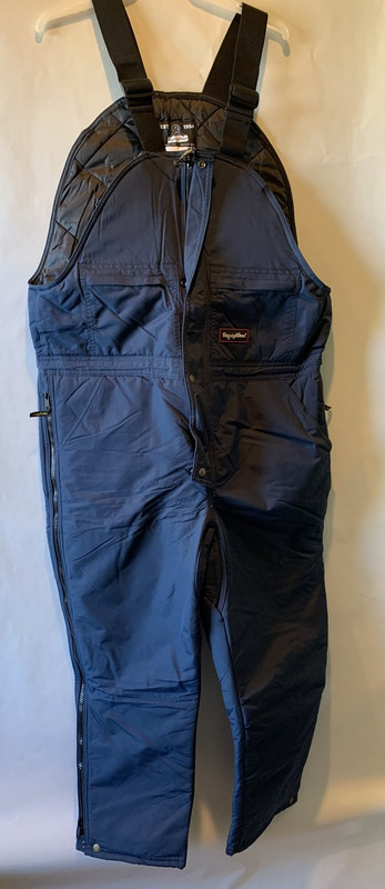 REFRIGIWEAR CHILLBREAKER HIGH BIB OVERALLS ART. NO. 0485R NAVY BLUE SIZE LARGE