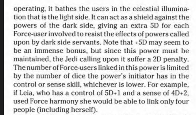 Force Harmony shields one from the Dark Side (2)
