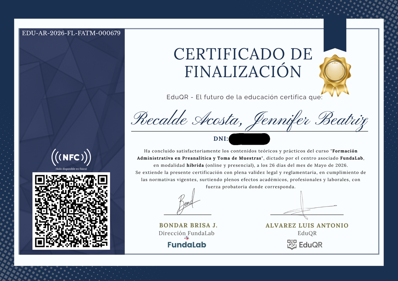 Certificado EduQR