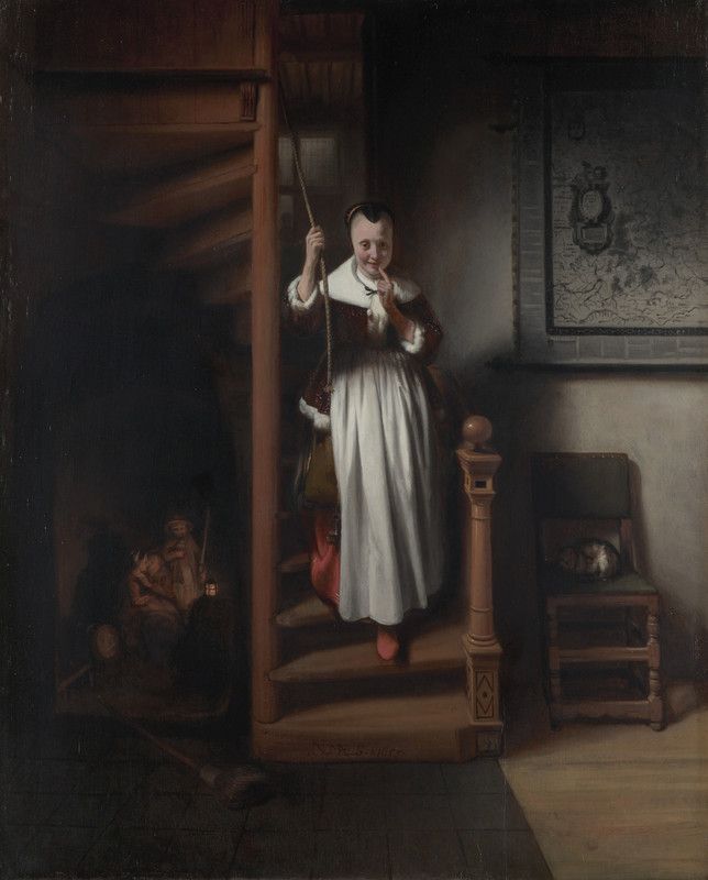 1-The-listening-Housewife-by-Nicolaes-Maes