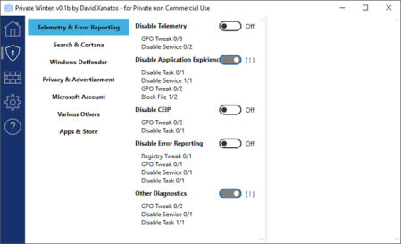 PrivateWin10 0.83 beta Multilingual