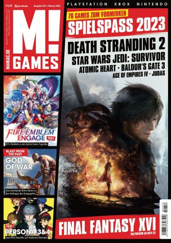 Cover: M! Games Magazin Playstation Xbox Nintendo No 02 Februar 2023