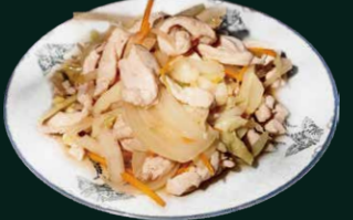 Pollo al wok