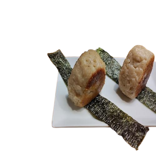 onigiri de risotto con ceps