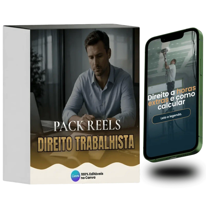 Pack de Reels para Direito Trabalhista