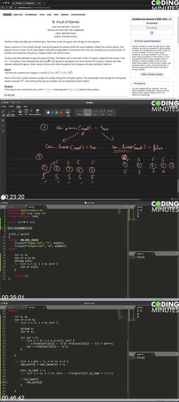 Game Theory Algorithms in Competitive Programming (Version 2021) Game Theory Algorithms in Competitive Programming (Version 2021)