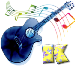 Guitarra Azul K