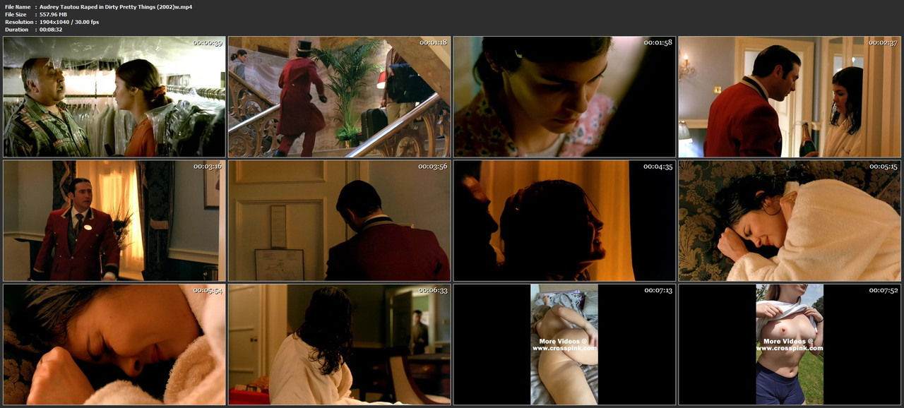 Audrey Tautou Raped in Dirty Pretty Things (2002)w.mp4