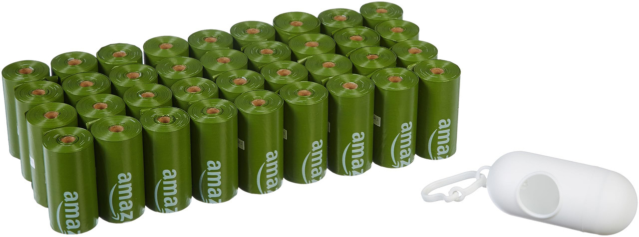 Amazon Basics Premium Poop Bags with Dispenser 540