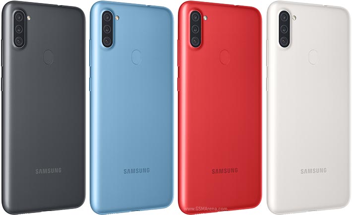 Tampak belakang Samsung Galaxy A11