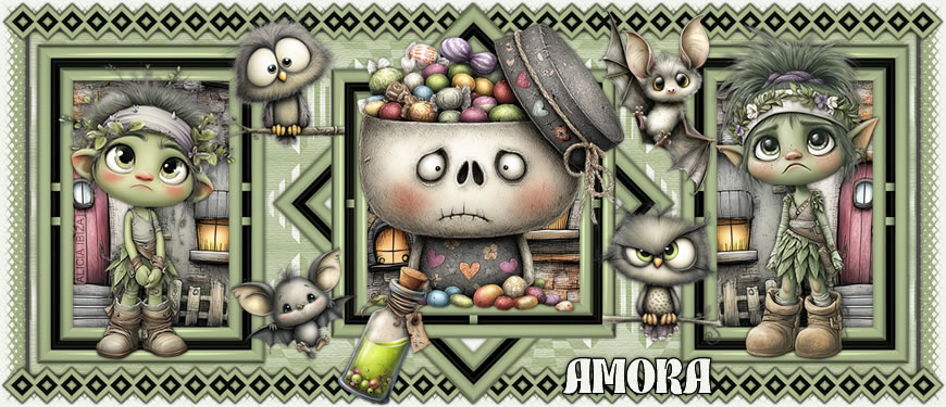 Whimsical Halloween amora