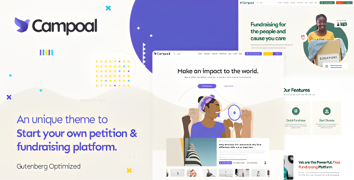 Campoal – Petition and Fundraising WordPress Theme