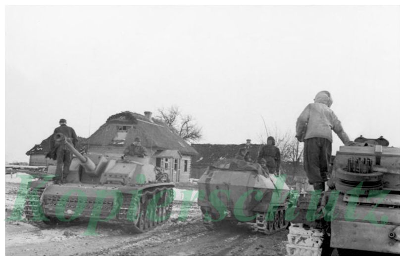 WW2 Foto Panzer-Tank-Sturmgeschütz und Schützenp