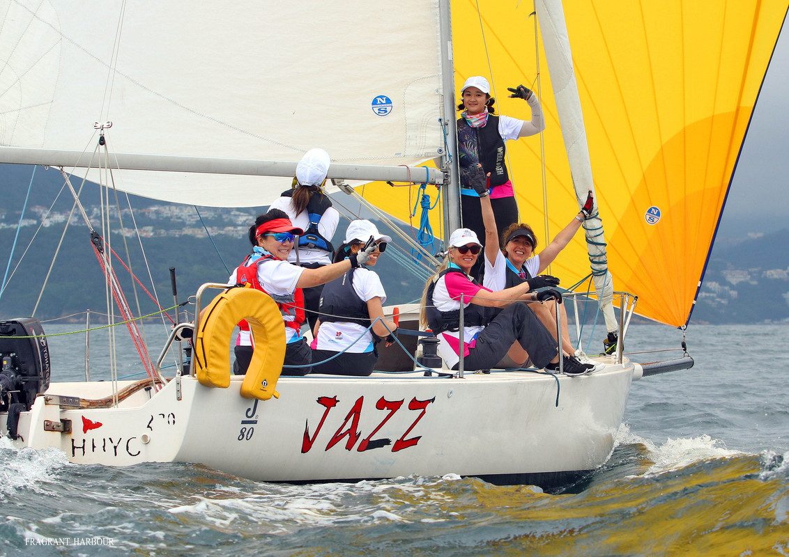 Cathy Lam and happy crew (Women's Sailing Festival 2024)