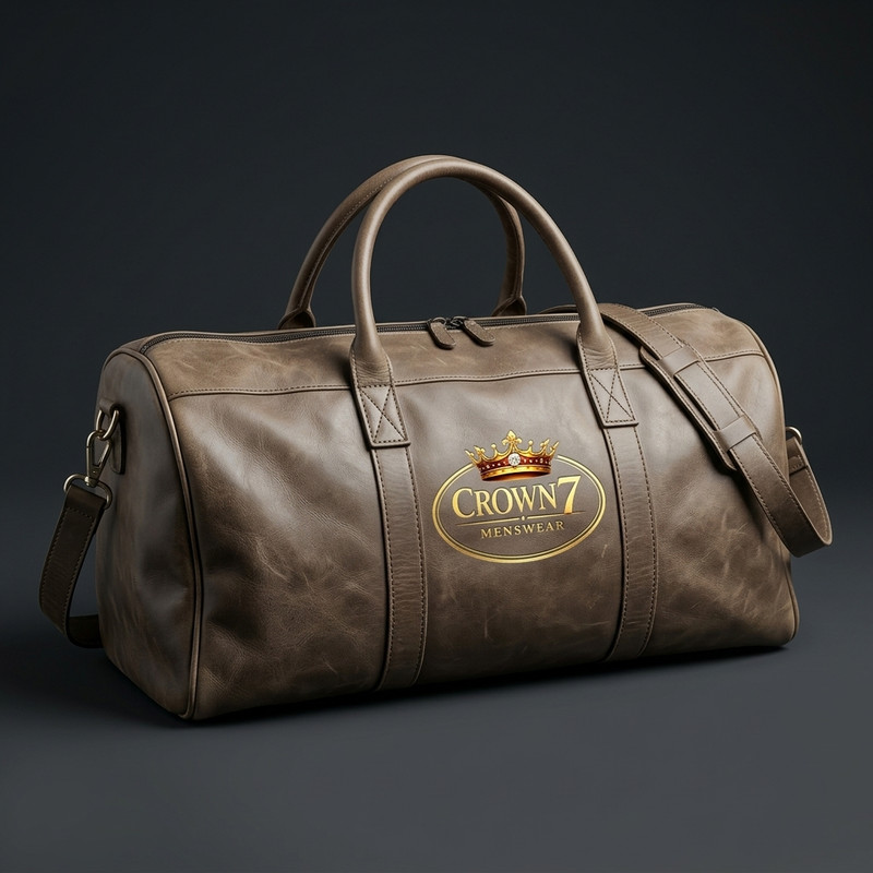 Premium men’s accessories collection displayed in a luxury modern style