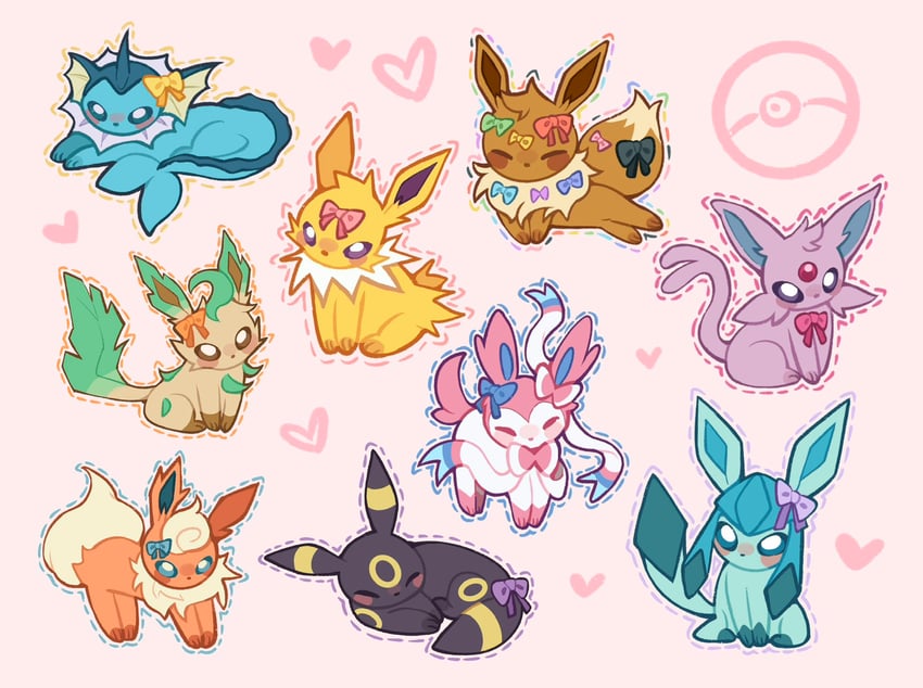 eevee-sylveon-umbreon-glaceon-vaporeon-a