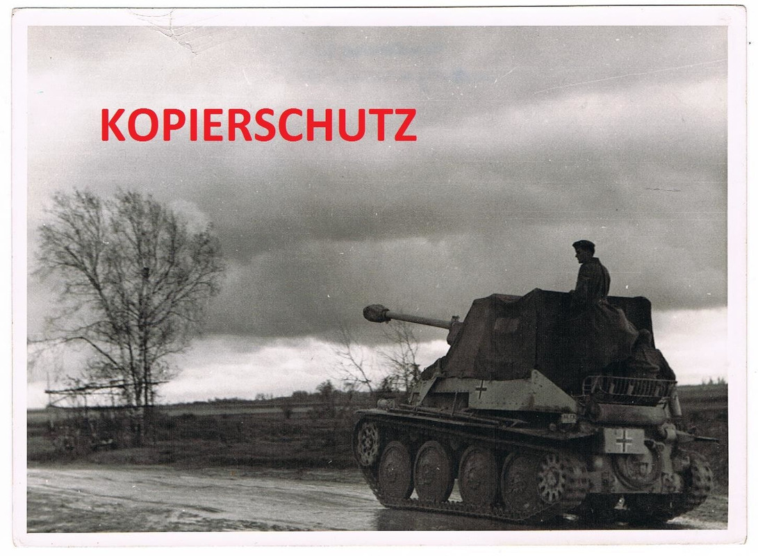 2.WK.Russland Feldzug Foto Panzerjäger 38(t) mit