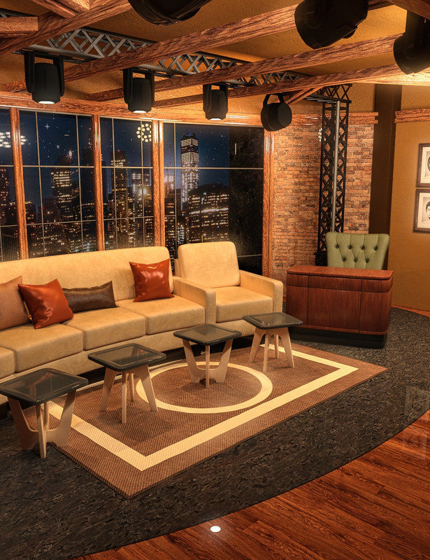 FG Talk Show Set and Dressing Room FG Talk Show Set and Dressing Room