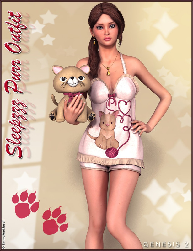 Sleepzzz Purr Outfit 01