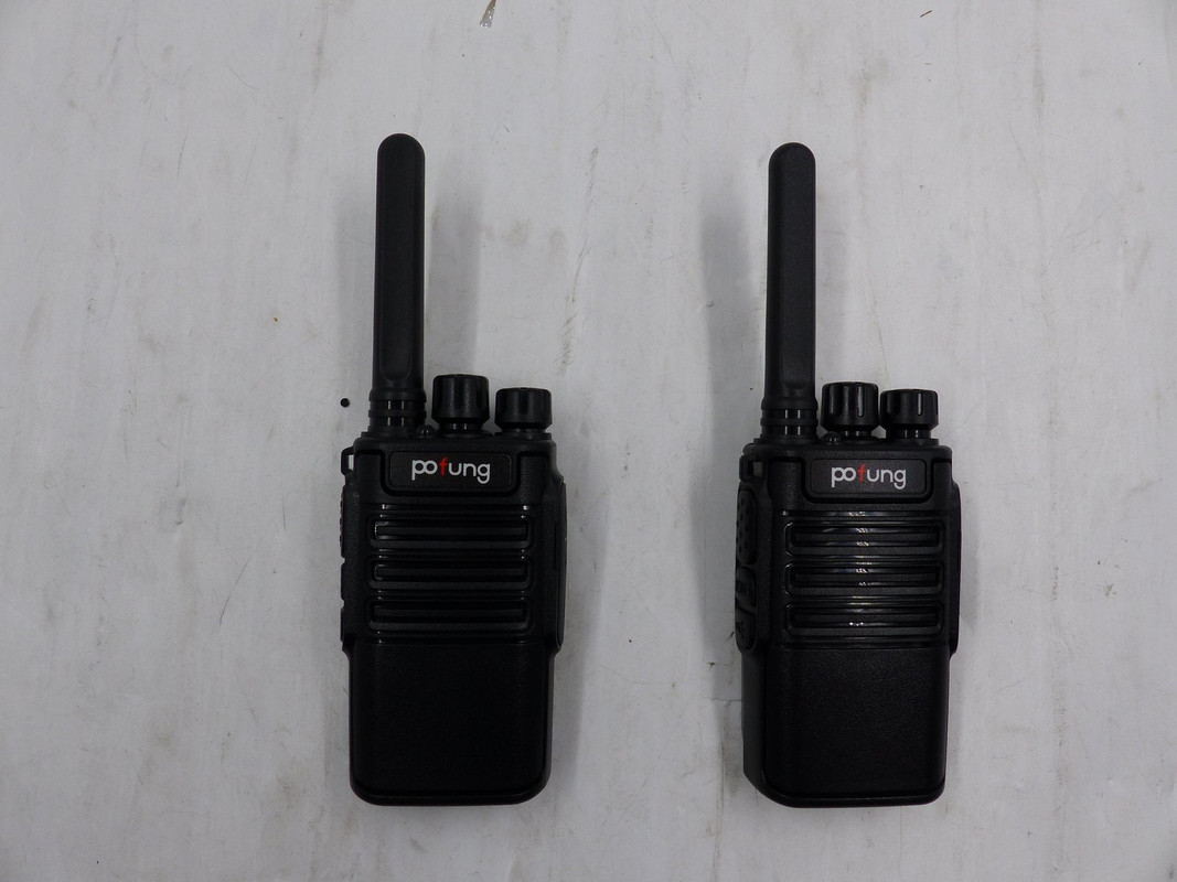 LOT OF 2 POFUNG F8 UHF VHF TWO-WAY RADIO