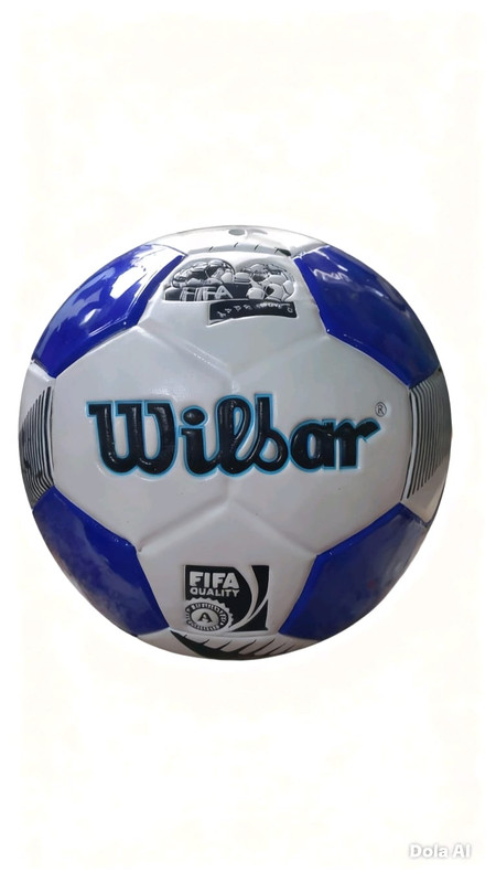 Balón naranja y blanco