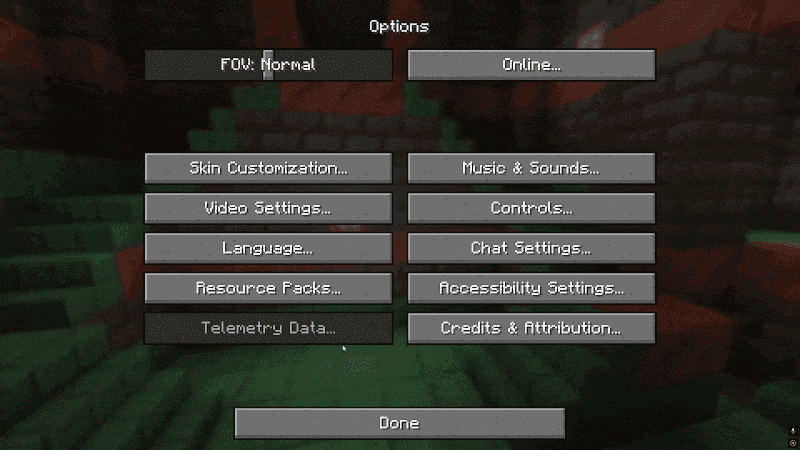 This gif shows the cursor being changed based on the UI elements the cursor is being hovered on.