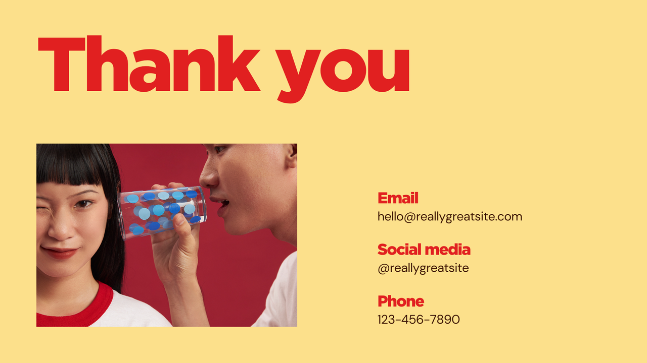 TV and Film Series Bible Presentation in Red Yellow Bold Typographic Style