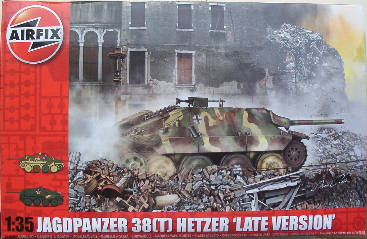 Airfix 35 Jagdpanzer 38(T) Hetzer 'Late Version'
