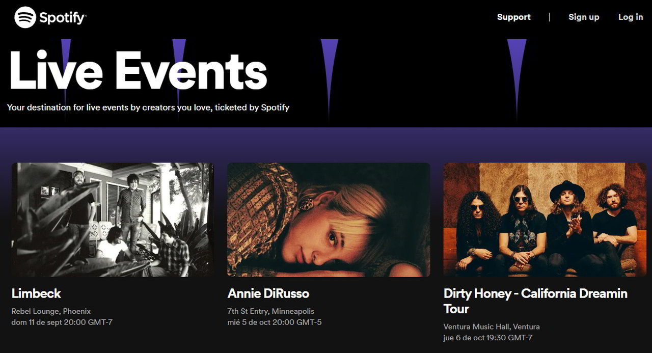 tickets spotify