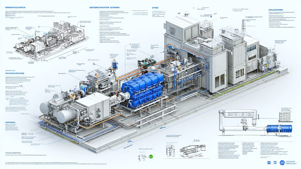 Схема устройства промышленного чиллера