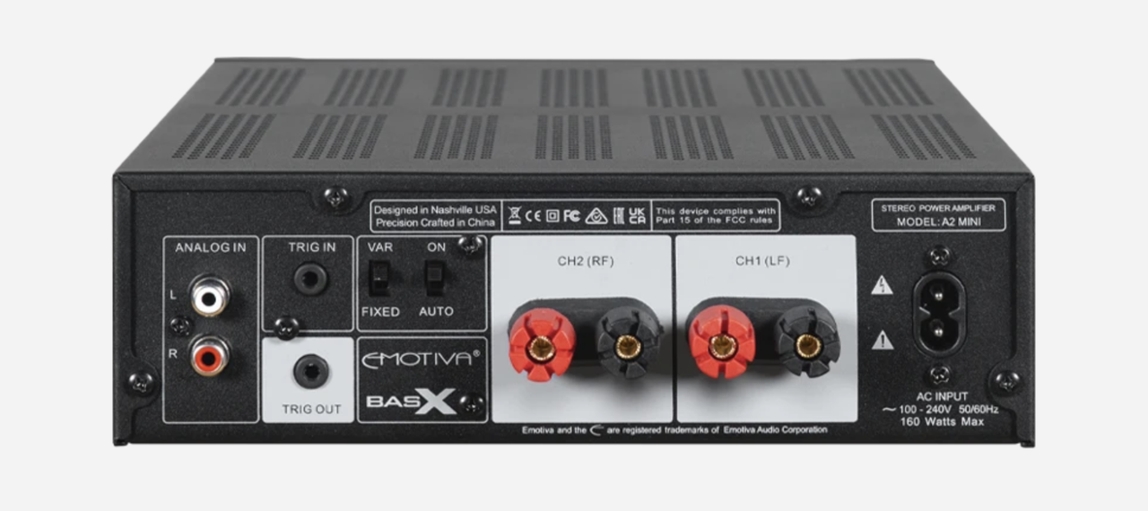 BasX A2m Stereo Flex Amplifier Now Available! The Emotiva, 40 OFF