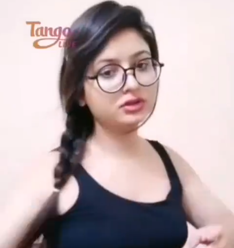 Cute indian girl fingering tango live video