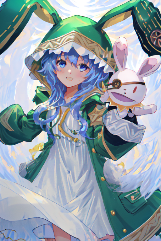 18560-4291417949-1girl, ((loli)), (small breast), blue eyes, long hair, blue hair, one hand puppet, 