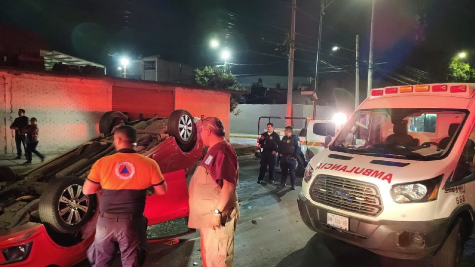 FUERTE VIDEO: En plena madrugada, fatídico accidente moviliza a autoridades de la CDMX