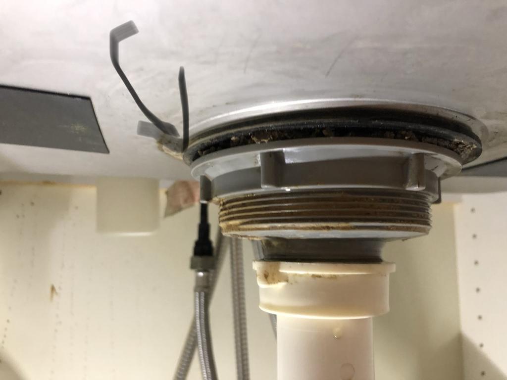 Help w/Sink Strainer Gasket Leak