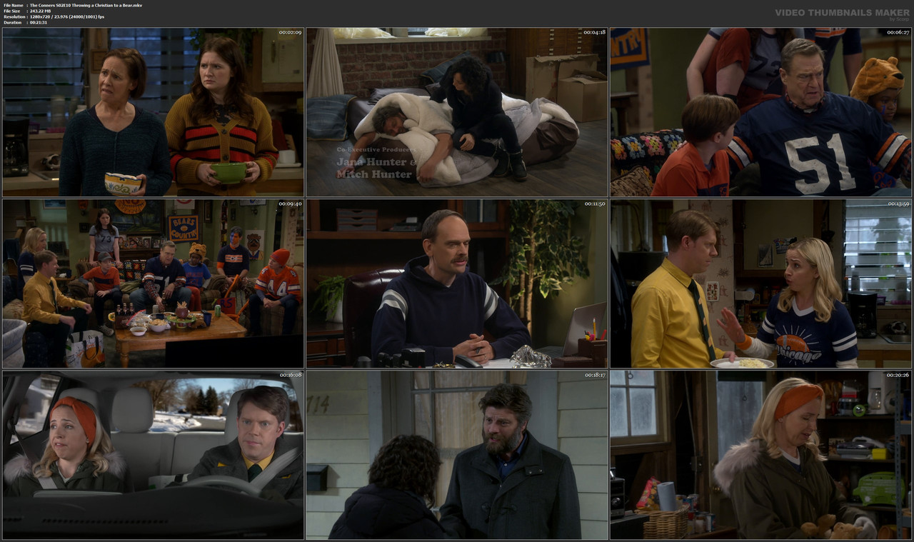 The Conners S02E10 Throwing a Christian to a Bear.mkv