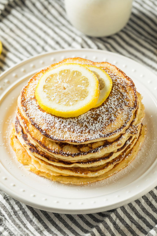 Lemon ricotta pancakes