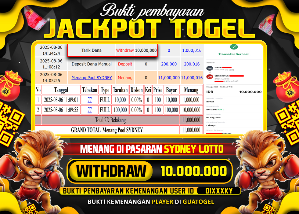 BUKTI JACKPOT LUNAS GUATOGEL