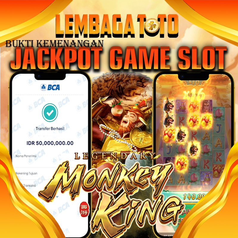 BUKTI JACKPOT 29 AGUSTUS LEMBAGATOTO MONKEY KING  Rp.50.000.000,- LUNAS