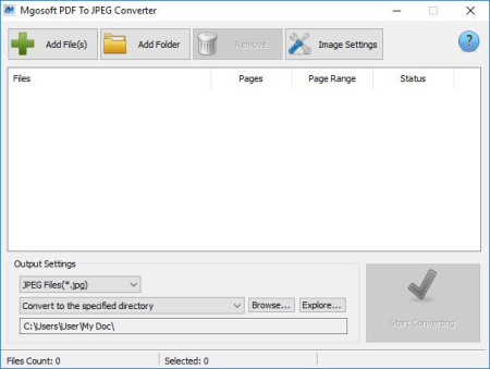 Mgosoft PDF To JPEG Converter 12.1.8