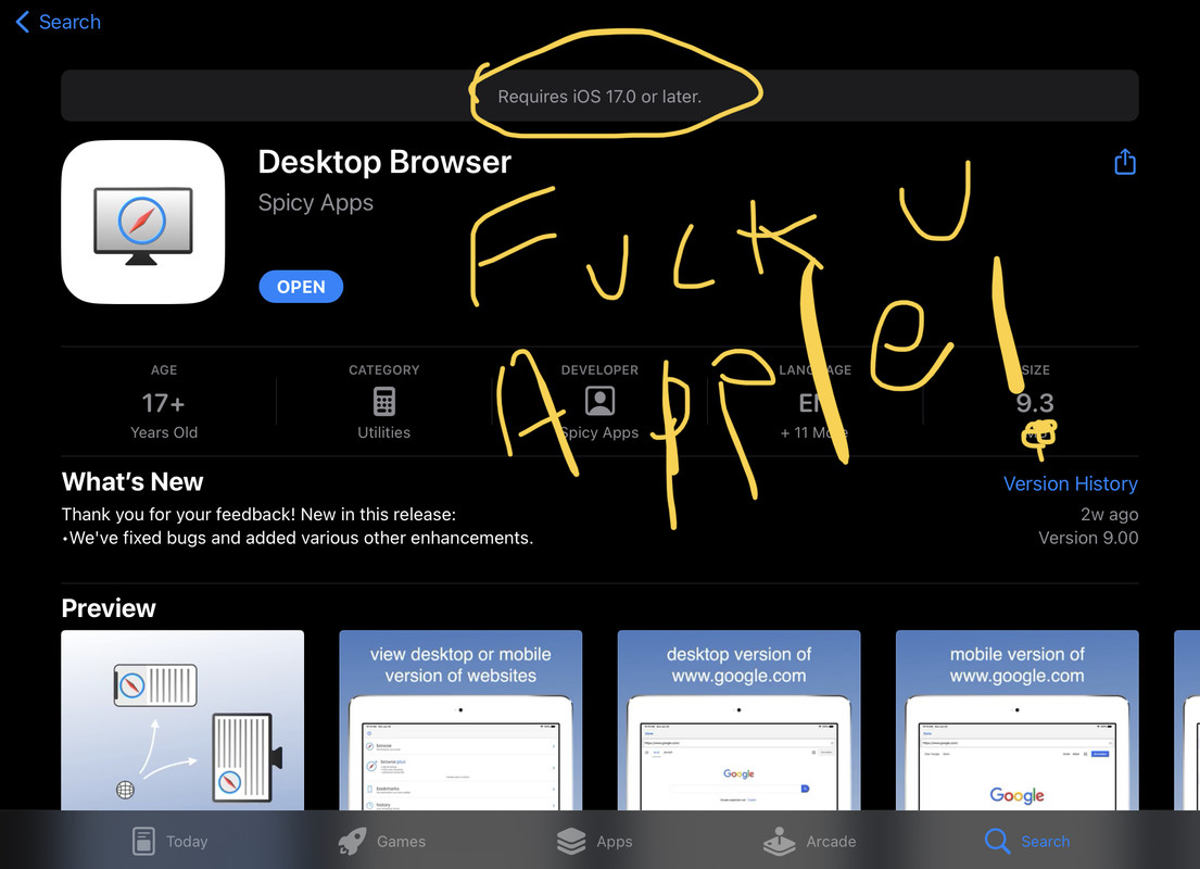 I’m on ios 16 can’t get updates for it